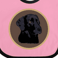 thumbnail image 4 of Inktastic Black Lab Dog Labrador Retriever Boys or Girls Baby Bib, 4 of 4