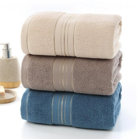 

SUANMAY Towel Bath Towel Quick Dry Towel Soft Lightweight Sand Free Towel Cotton Towel 3PCS 3colors