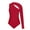 Red, variant on One Shoulder Off Solid Color Womens Bodysuit Fashion Slim Fit Long Sleeve Halter Neck Bodysuit Teddy Elegant Softy Workout Bodysuit for Women(Red,XL)