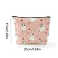thumbnail image 3 of Dtchengua Pink Halloween Gifts for Women Halloween Bag Spooky Gothic Gifts for Women Ghost Purse Trick or Treat Party Favors Goth Makeup Bag Cosmetic Pouch Reusable Bags Basket, 3 of 7