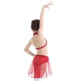 thumbnail image 4 of iEFiEL Girls Sleeveless Crop Top with Bottoms Set for Celebration of Spirit Praise Lyrical Dance, 4 of 7