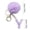 #025-Y, variant on TanSiDing Personalized Letter Keychain, Velvet Pendant Charm for Backpack Purse, Initial Monogram Gift, Soft Plush Ball Pendant, Custom A to Z Alphabet Charms