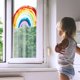 thumbnail image 5 of Window Stickers - 1 Stunning Rainbow Decorative Static Cling Stickers to Prevent Birds from Colliding in Your Windows, 5 of 5