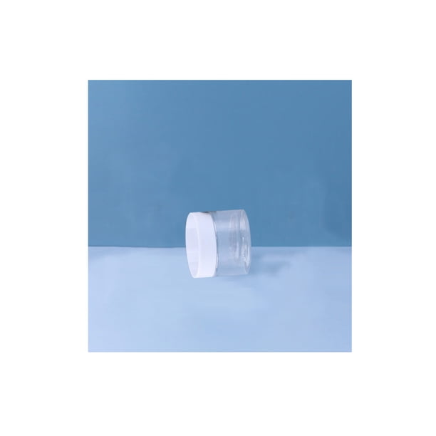 Jumpingount Paquete de 36 tarros de plástico con tapas, contenedores, caja sellada para ungüentos, herramientas de repuesto, manualidades, Cuentagotas de vidrio y botellas tapa blanca, 36 piezas 40 ml