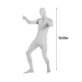 thumbnail image 3 of Wovilon Full Bodysuit Unisex Spandex Stretch Adult Costume Disappearing Man Body Suit, 3 of 7