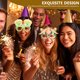thumbnail image 5 of 12 piezas de montura para gafas con temática mexicana, para fiestas, disfraces, festivales, decoración de gafas., 5 of 6