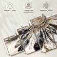thumbnail image 4 of Elephant Stock Necklace Of Feathers Iii Wall Art - Horizontal Multi Panel Canvas - Living Room Wall Decor - Our America Multi Panel - Brown And Gray Decor By Eva Watts - 55" x 24", 4 of 4