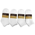thumbnail image 2 of Falari Men's Ultimate Cushioned Cotton Ankle Socks 6 or 12 Pack, 2 of 2