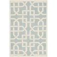 thumbnail image 3 of SAFAVIEH Newport Langdon Geometric Cotton Area Rug, Light Blue/White, 6' x 6' Round, 3 of 10