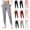 Army Green, variant on Women High Waist Athletic Jogger Pants Sevevn Stretch Elastic Cuff Casual Workout Trousers With Large Side Pockets, Diverse Solid Color Choices For Gym Fitness Running And Daily Lounge Wear