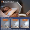 thumbnail image 2 of Vett (white)LED Desk Lamp for Office Home & Battery Operated Lamp Rechargeable Lamp Foldable & Portable Light, LED Desk Light Strip, 3 Br, 2 of 5