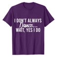 thumbnail image 5 of Womens Athletic Tops Long Sleeved Shirts for Women Casual Womens Tops Short Sleeve Turtle Neck Tee T Shirts Short Sleeve Loose Fit Summer Workout Women Shirt Size Medium Women's Purple XL, 5 of 5