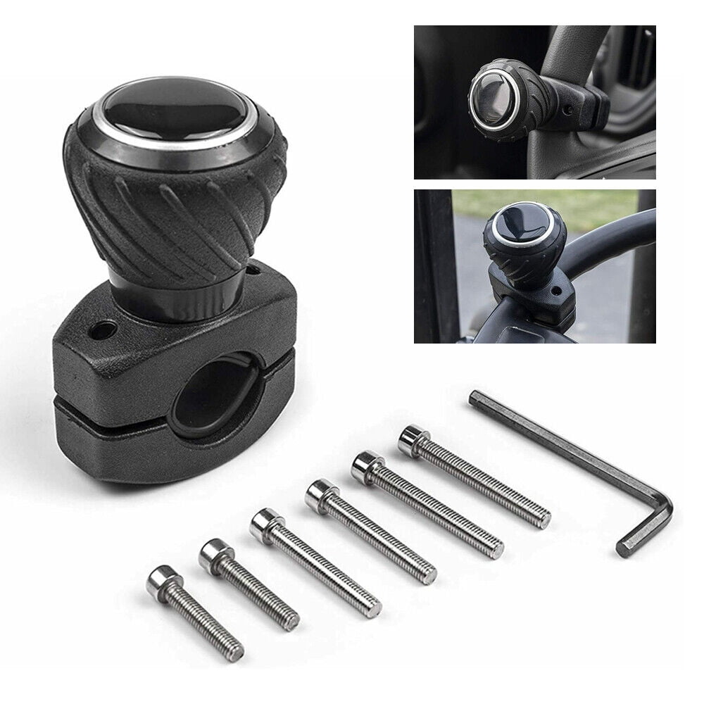 2 Pieces Steering Wheel Spinner Knob Vehicle Steering Wheel Turn Ball Knob  Suicide Power Handle Accessories for Cars, Trucks, Tractors, Boats, Golf