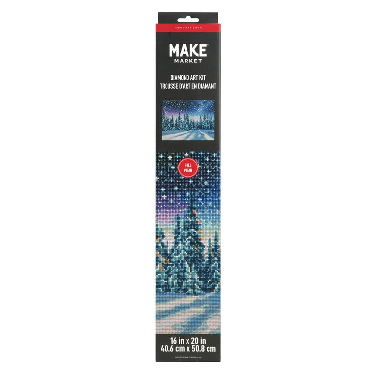 Tree Forest Diamond Art Kit by Make Market® Christmas-Christmas Crafts 