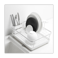 thumbnail image 3 of Kitchen Drain Rack Dish Rack Sink Drain Basket Rack Plate Dish Chopsticks Tableware Storage Rack Easy to Clean (Small), 3 of 7