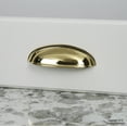thumbnail image 7 of Century Hardware Hartford Collection 3" C-to-C Solid Brass Cup Pull - Polished Brass, 7 of 7