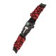 thumbnail image 5 of Pulsera De Paracord Para Acampar, Correa De Reloj De Paracord 6 En 1, Cortador De Cuerda, Silbato, Iniciador De Fuego Para Actividades Al Aire Libre Para Escalar, 5 of 7