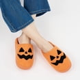 thumbnail image 7 of Ecetana Halloween Slippers for Women Holiday Fluffy Warm Fleece Slippers Indoor Bedroom House Shoes, 7 of 7