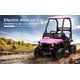 thumbnail image 2 of Coche eléctrico infantil 12V UTV - Control remoto parental - Suspensión de muelles, 4 ruedas - Luces LED, música, puerto AUX - Puertas abatibles, cinturón - Para niños y niñas - Color rosa, 2 of 8