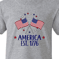 thumbnail image 4 of Inktastic America Est 1776 4th of July Youth T-Shirt, 4 of 5