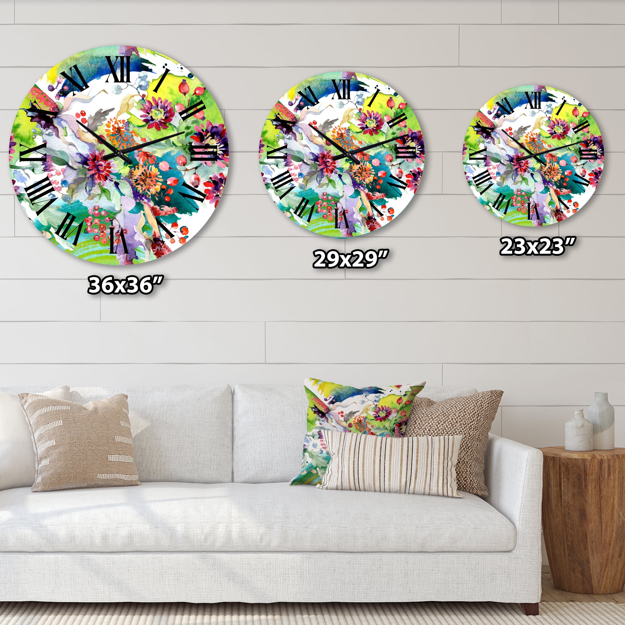 Designart 1 in Quartz Modern/Contemporary Wall Clock