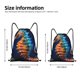 thumbnail image 2 of Fotbe Yellow Fish Seahorse Bolsa Mochila con Cordón Estampada, Bolsa de Gimnasio Deportiva, Bolsa Cinch, Bolsa con Cordón para Hombres y Mujeres-Small, 2 of 6