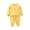 A Yellow, variant on Afuyipoi Boys and Girls Textured Long Sleeve Crewneck Pullover and Activewear Pants Set 100% Cotton 2-12Y Blue Size 11