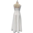 thumbnail image 6 of Women's Square Neck A-Line Maxi Dress Sleeveless Elegant Flowy Summer Graduation Dress, 6 of 8