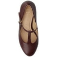 thumbnail image 5 of Journee Womens Talani T-strap Stacked Heel Almond Toe Comfort Dress Pumps, 5 of 9