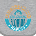 thumbnail image 4 of Inktastic Naples Florida Beach Vacation Boys or Girls Baby Bib, 4 of 4