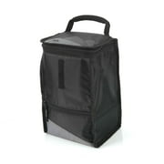 Arctic Zone Hi-Top Power Pack Lunch Pack with Food Container, Black