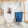thumbnail image 3 of Popeye the Sailor Retro Cartoon Comic Romper Boys or Girls Infant Baby Brisco Brands 6M, 3 of 6