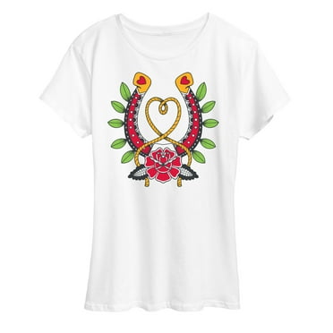 Country Casuals - Goth Western Horseshoe - Women's Short Sleeve Graphic T-Shirt