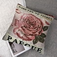 thumbnail image 7 of Words Printed Soft PillowcaseCushion Cover Square Decorative Home Accessories Rose, 7 of 7
