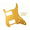 orangish yellow, variant on LOOKSEVEN 11 Hole HH Metal Guitar Pickguard Aluminum For ST Strat Electric guitar 7 color-orangish yellow