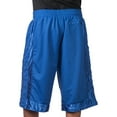 thumbnail image 3 of Pro Club Men's Heavyweight Relaxed Fit Mesh Basketball Shorts - Royal Blue - XX Large, 3 of 4