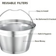 thumbnail image 3 of Filtres à Café Réutilisables 4-5 Tasses - Filtre à Café Permanent en Acier Inoxydable Compatible avec Mr.coffee maker et brewer, 3 of 4