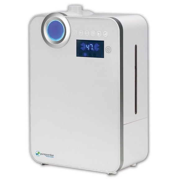 PureGuardian 1.32 Gallon 90-Hr Warm and Cool Mist Ultrasonic Humidifier, Humidistat, 570 Sq. ft, H7550