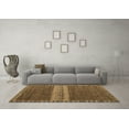 thumbnail image 3 of Ahgly Company Indoor Square Abstract Brown Modern Area Rugs, 5' Square, 3 of 4