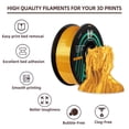 thumbnail image 2 of Filamento para impresora 3D HP3DF PLA Silk Gold, 1,75 mm, 1 kg, 2 of 5