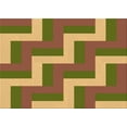 thumbnail image 1 of Ahgly Company Machine Washable Indoor Rectangle Transitional Mahogany Brown Area Rugs, 4' x 6', 1 of 7