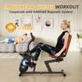 thumbnail image 5 of Vanswe Recumbent Exercise Bike 16 Levels Resistance Maximum Weight 380 lbs. Magnetic Recumbent Stationary Bike, 5 of 7