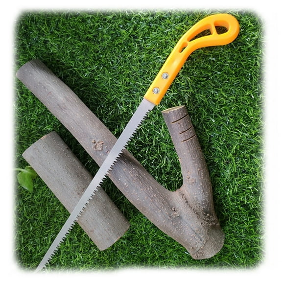 9 Inch Outdoor Portable Hand Saw - Triple-Cut Teeth folding Saw for Camping, Pruning, Backpacking, Yard Work & Survival Kits, Rust-Resistant Steel Blade