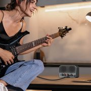 LEKATO Mini Guitar Amp 5W Rechargeable Electric Guitar Amplifier Clean&Overdrive Effects Bluetooth Guitar Amp Portable for Daily Practice