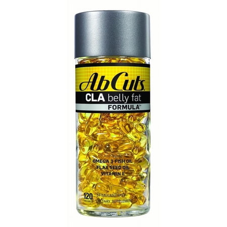 Ab Cuts CLA Belly Fat Formula Weight Loss Softgels, 120 Ct