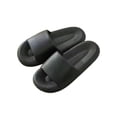 thumbnail image 6 of Gomelly Unisex Shoes Slip On Slides Open Toe House Slippers Non-slip Bedroom Indoor Outdoor Black 9.5-10, 6 of 6