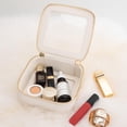 thumbnail image 4 of Bolsa de maquillaje Aveniee, minineceser de viaje, tamaño pequeño, transparente, 4 of 6