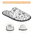 thumbnail image 3 of Balery Nautical Themed Simple Anchors Pantuflas de Casa de Felpa Silenciosas con Diseño Estampado, Zapatillas Cómodas Antideslizantes de Algodón para Interior-Large, 3 of 8