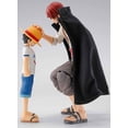 thumbnail image 2 of One Piece 6 Inch Action Figure S.H. Figuarts - Shanks & Monkey D. Luffy -Childhood, 2 of 2