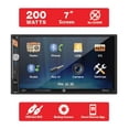 thumbnail image 3 of Dual Electronics DMR74 Radio estéreo para automóvil con pantalla táctil digital LED de 7 pulgadas y doble DIN | Asistente Push to Talk | Entrada de cámara retrovisora ​​| Bluetooth | Reproducción y ca, 3 of 5